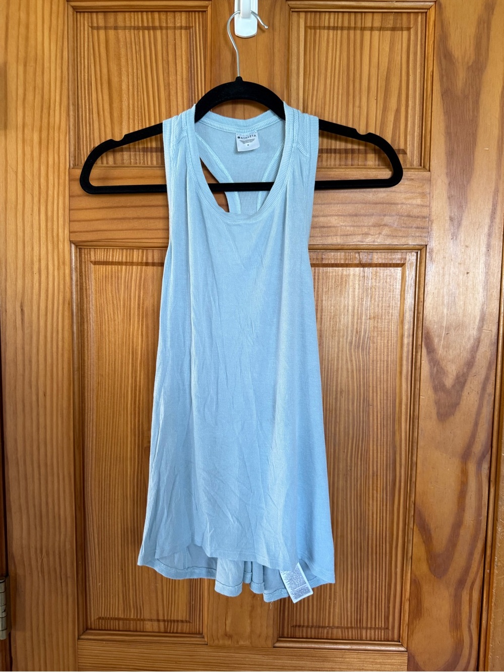 Athleta Light Blue Racerback Tank Top